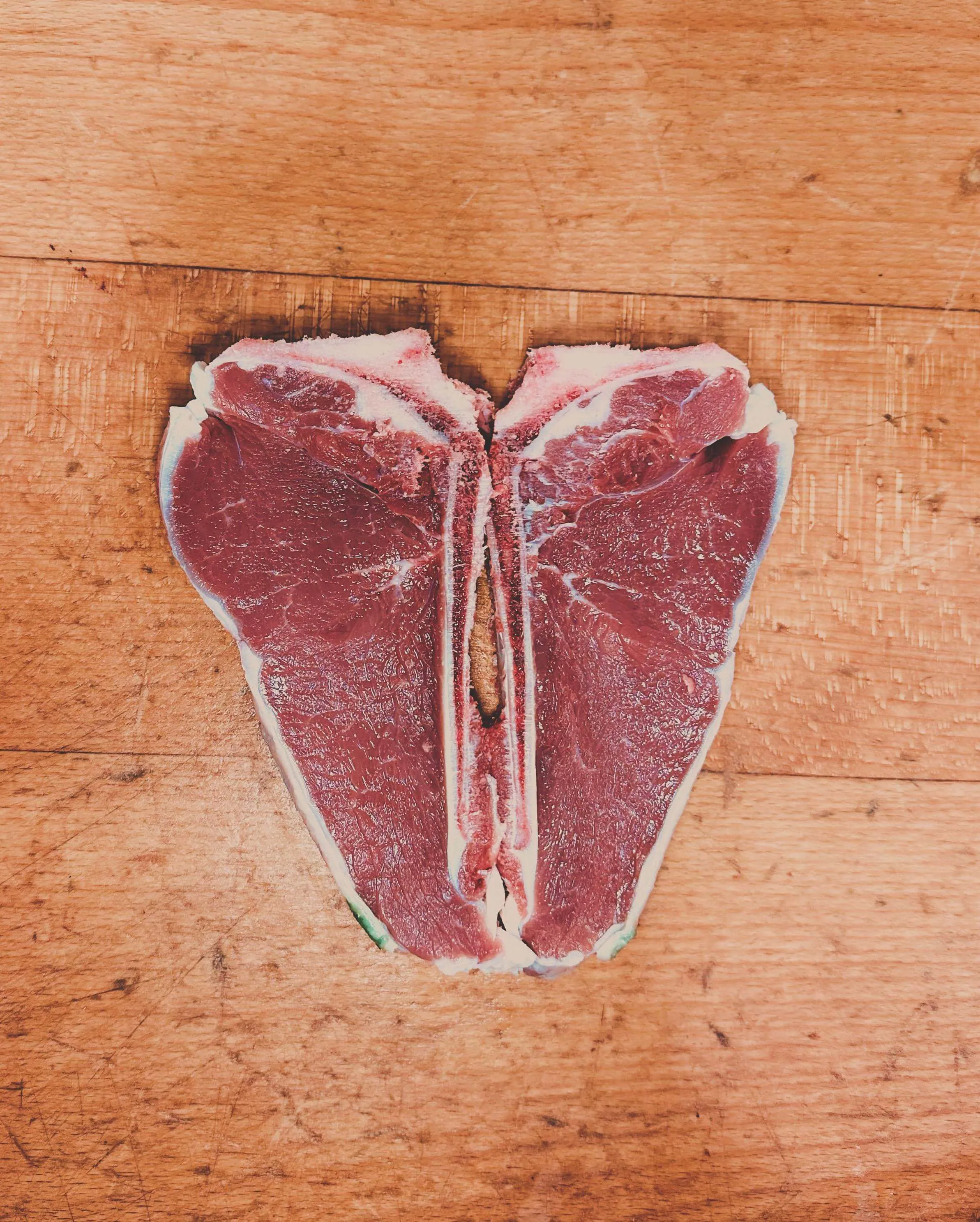 Faux-filet de veau avec os